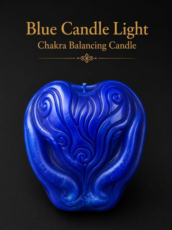 Energised Blue Candle Light — Throat Chakra