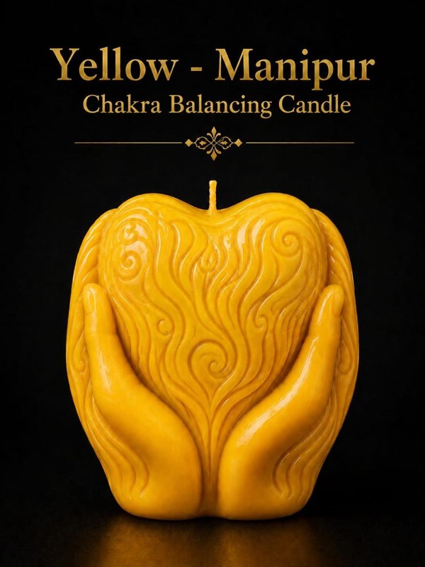 Energised Yellow Candle Light — Manipur Chakra